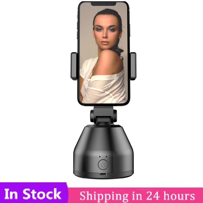 Smart AI Gimbal - 360° Face Tracking - Auto Face Follow - Phone Stabilizer Holder - for iOS Android