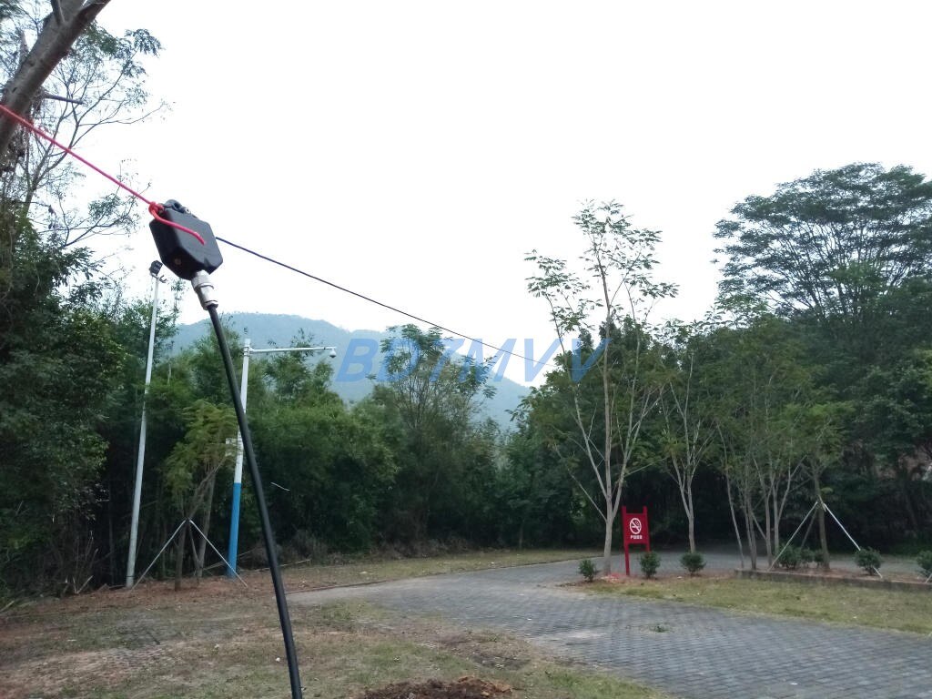 4B100W End-fed Balun Short Wave Antenna 4-Band Natural Resonance 7, 14, 21, 28MHz Easy to Set Up without Antenna Adjustment