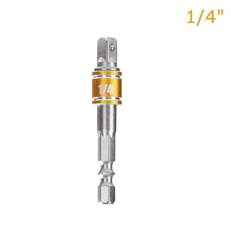 1/4 " 3/8 " 1/2 " omformer socket adapter sekskantet skaft slagadapter driver sæt forlængerstang bore topnøgle værktøj tilbehør: Type-a