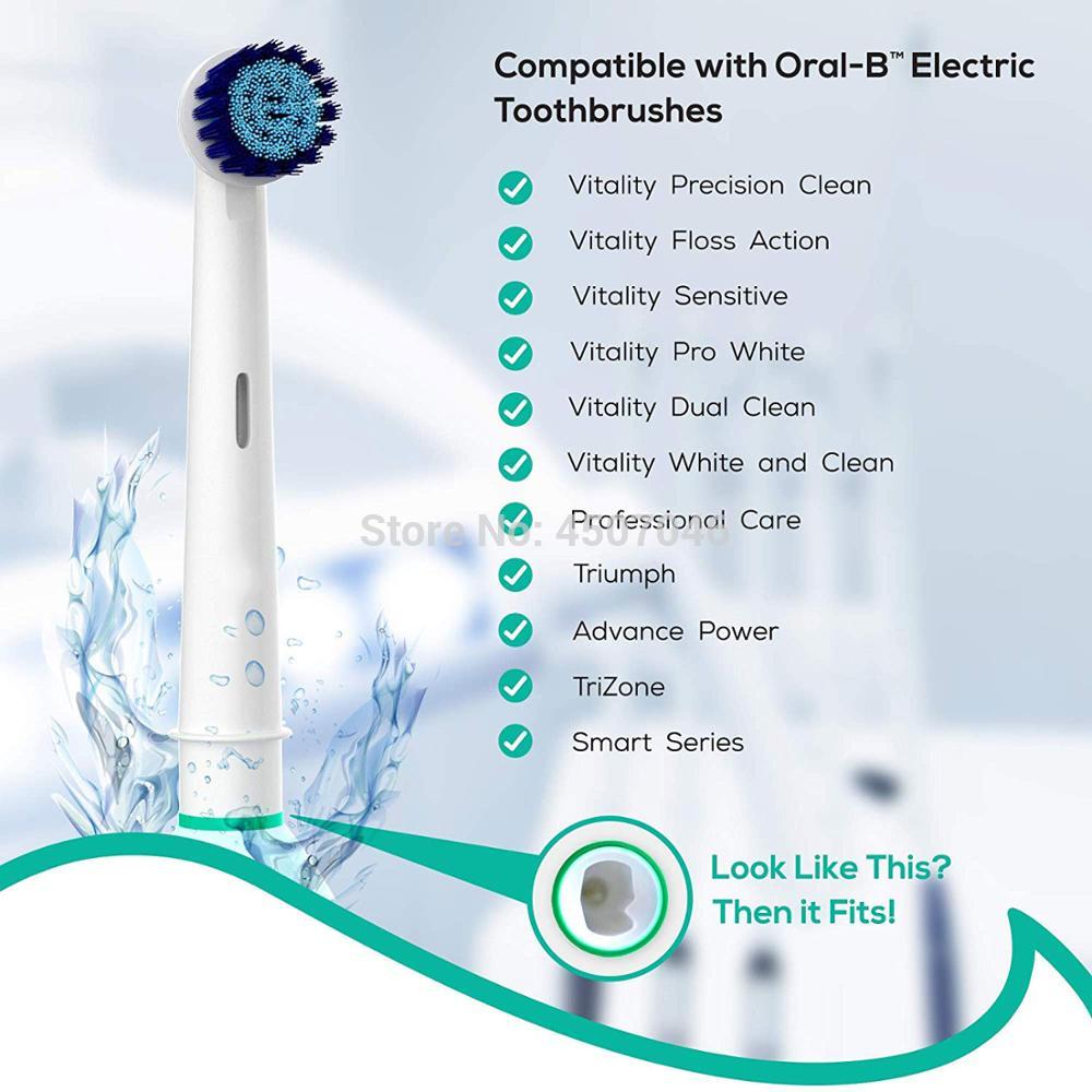 Oral-B Tandenborstel Gevoelige Vervanging Hoofd Generieke | Gentle-Action Tandenborstel Heads | Gevoelig Tandvlees Tanden & whitening Action
