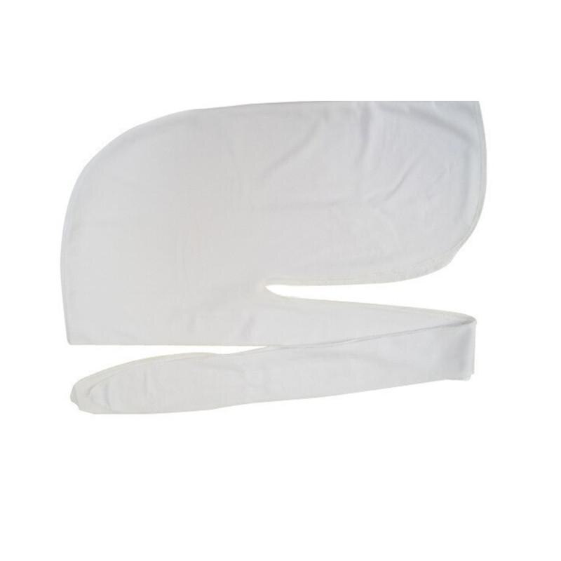 Spandex König S Durag Hütte Durags Bandana Turban Perücken Männer Seidige Durag Headwear Stirnband Schwarz/Weiß Haar Zubehör: Weiß
