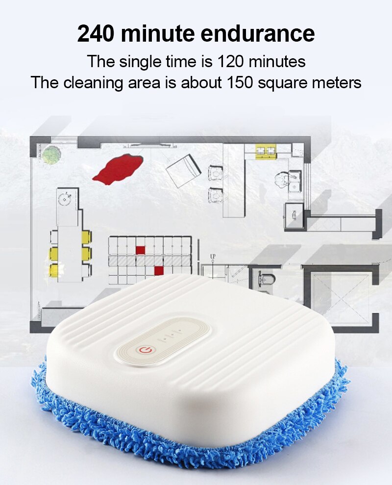 Smart Sweeping Robot Dry/Wet Drag Integrated Electric Clean Robot for kitchen tools vacuum cleaner for home gadgets accessories