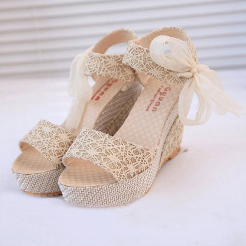 Women Summer Slope With Flip Flops Sandals Loafers Shoes Summer sandals Wedges Sandals in stocks