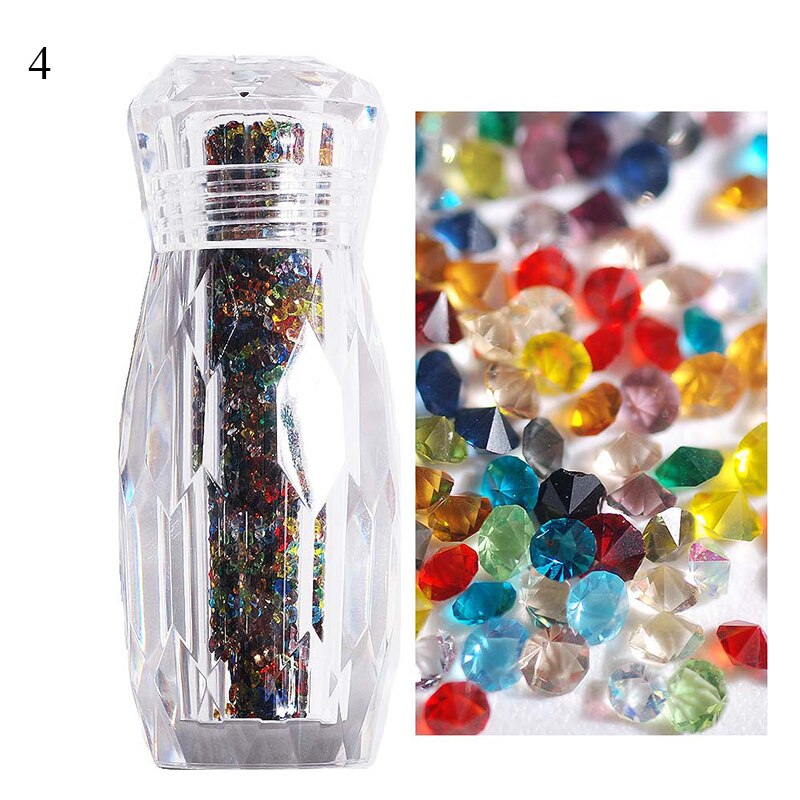 Glass ab krystall spiker kaviar perler neglekunst dekorasjoner gjør-det-selv-edelstener gjør-det-selv skjønnhet bittesmå rhinestones 3d mikro nisse negler dekorasjon: 4