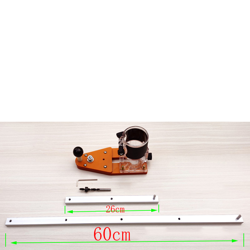 Circle Cutting Jig Router Circle jig Trimmer jig for milling for makita Universal Cut Circles Milling Machine Woodworking Tools: WHITE