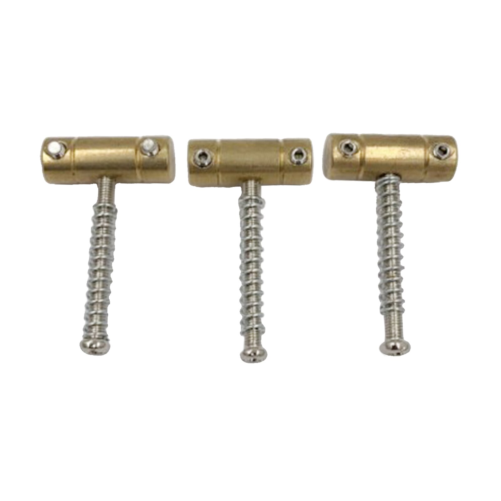 Pack Van 3 Messing Vaste Klassieke Gitaar Gecompenseerd Brug Zadels Voor Tl Stijl 6 Snaren Gitaar Onderdelen Accessoires