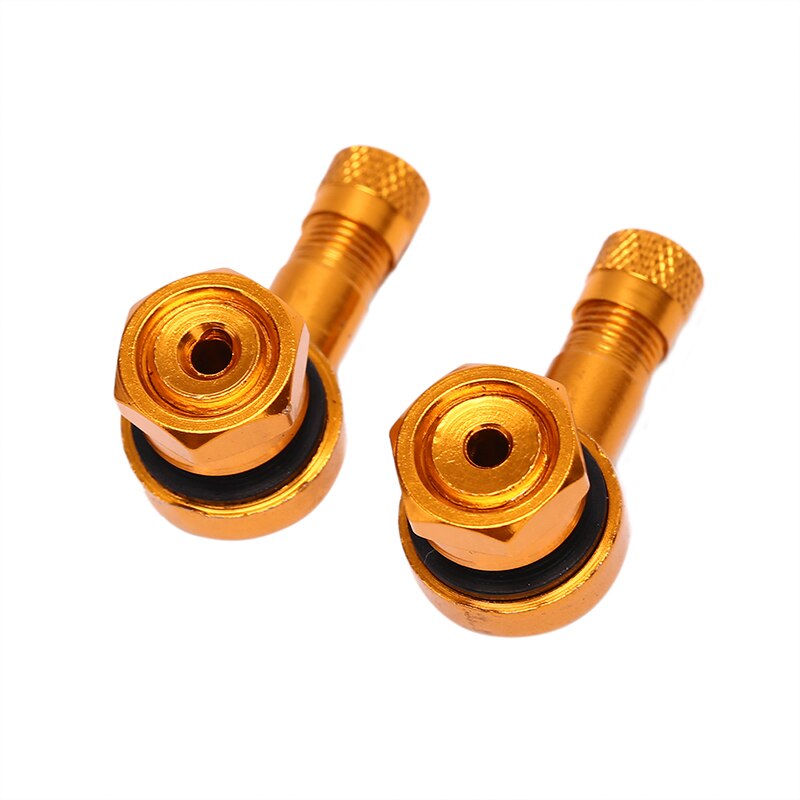 Vástago de válvula de aluminio CNC de ángulo de 90 grados, 2 uds., neumático de rueda de motocicleta, vástago de válvula sin cámara s para piezas de rueda de llanta de 10mm y 11,3mm: GD