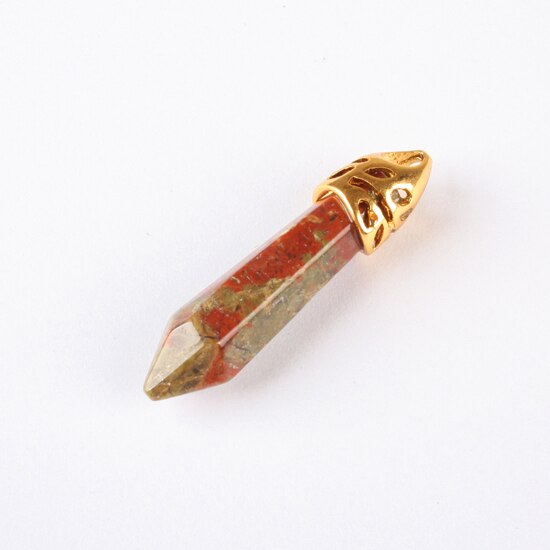 Caldo!!!!! Mix-Quarzo Pietra Corniola Blu Sand Opal Onyx Hexagon Sfaccettato Del Branello Del Pendente 1 PZ: FI787