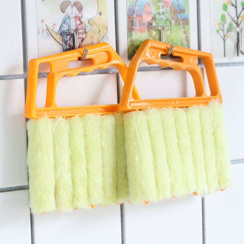 Microfibre Venetian Blind Blade Cleaner Window Conditioner Duster Clean Brush Home Cleaning Tool