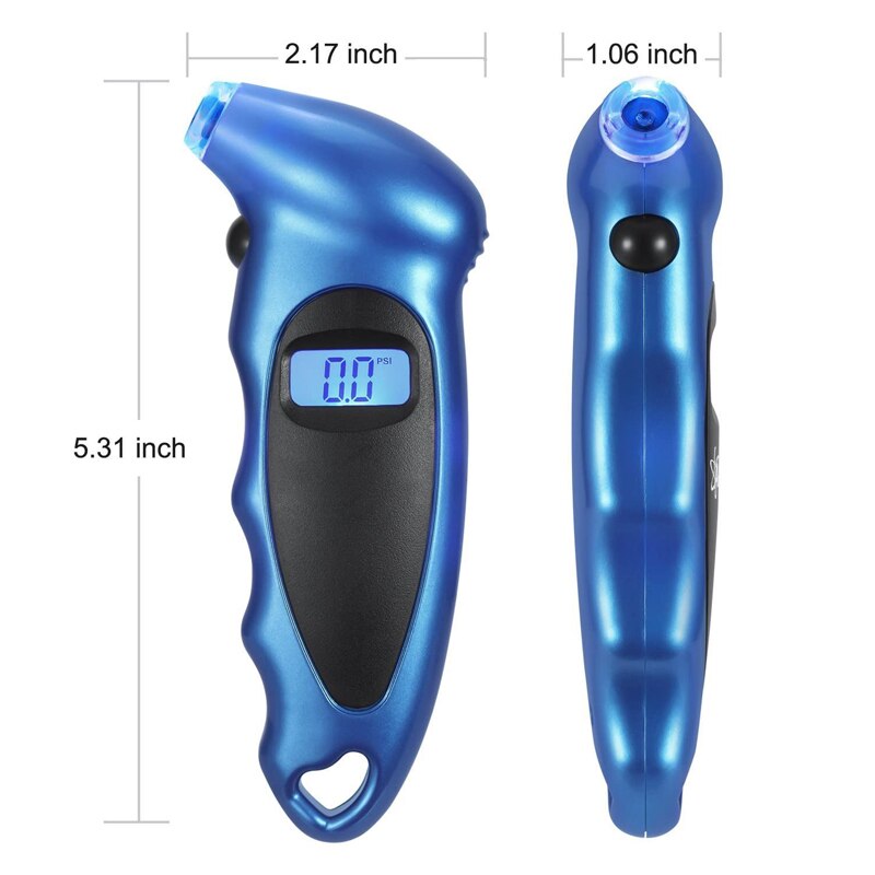 Bandenspanningsmeter 0-150 Psi Backlight Hoge Precisie Digitale Bandenspanning Monitoring Auto Bandenspanningsmeter