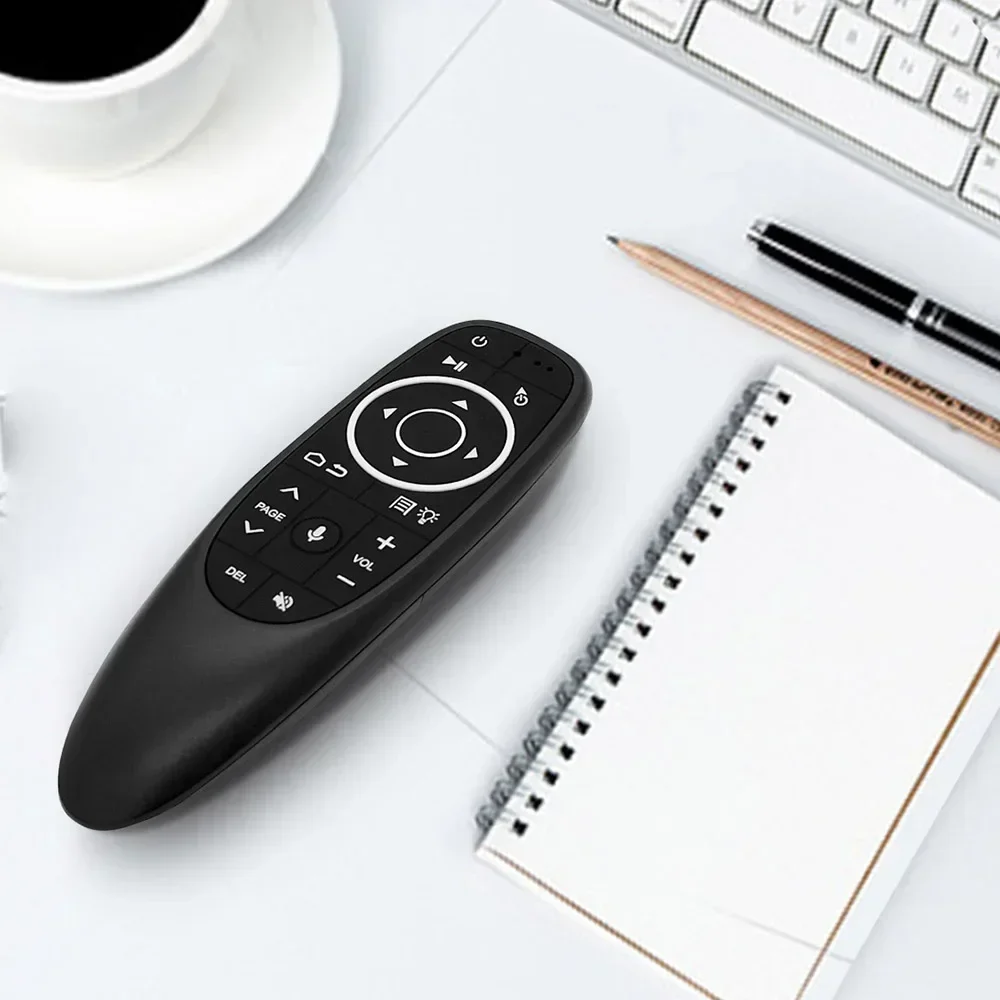 Air Mouse Voice Remote Control G10S Pro 2.4GHz Mini Wireless Gyroscope IR Learning for Android TV Box HK1 H96 Max X96 Mini