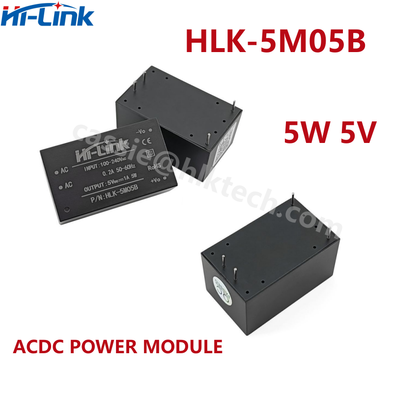 Hi-Link HLK-5M05B 5M03B 5M09B 5M12B 5M24B Hi-Link 110V 220V To 3.3V 5V 9V 12V 24V CE Standard ACDC Power Converter Module