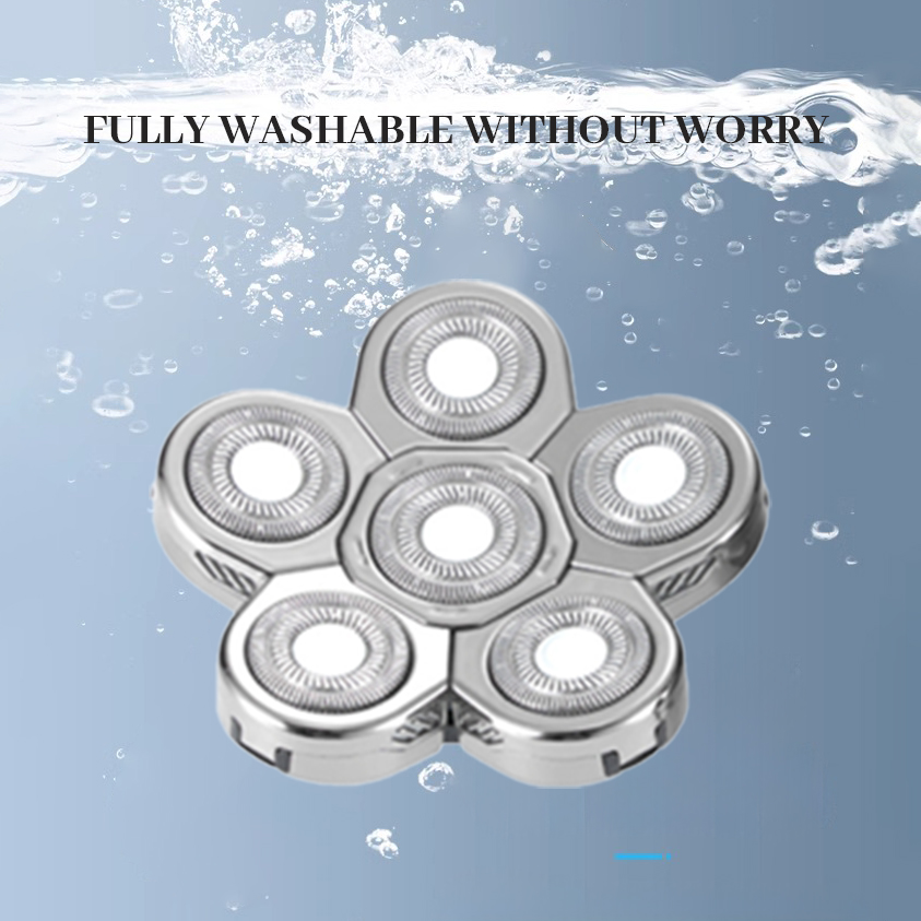 Replaceable 3D 4D 5D 6D 7D 8D 9D Electric Shaver Heads | Nose Trimmer, Hair Clipper & Facial Massage Heads