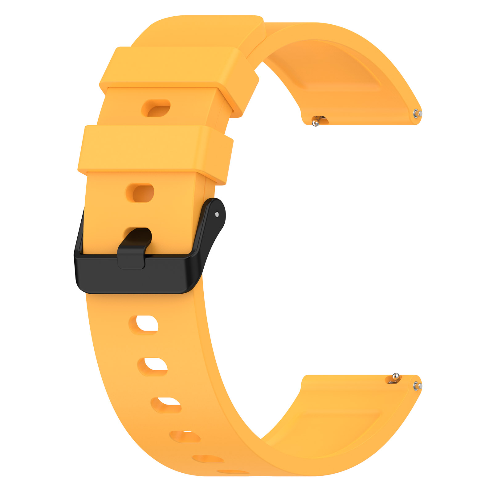 For Amazfit Bip 3 Silicone Strap+TPU Case Cover Wristband Bracelet for Huami Amazfit Bip 3 Bip3 Pro Watch Strap SmartWatch Case: XS / Yellow