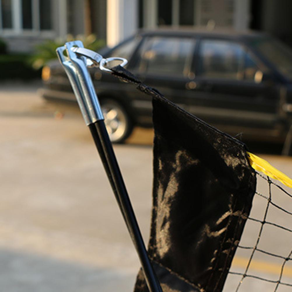 3m bærbare badminton net ramme støtte tennis volleyball træning firkantet mesh tennis net firkant fjederbue netværk badminton