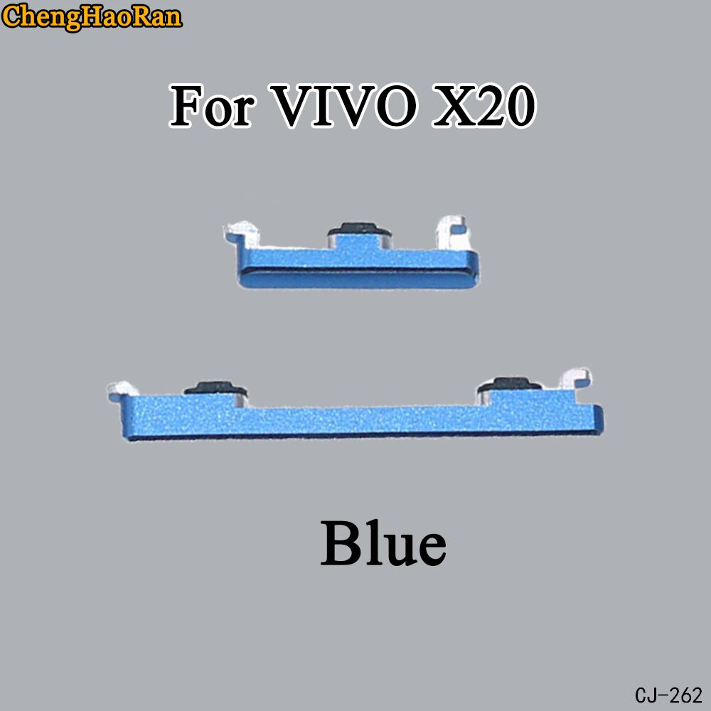 Conjunto Para VIVO X20 X20 1 ChengHaoRan Além de volume de Energia botão mute botão lateral substituição de peças de reparo: X20-Blue