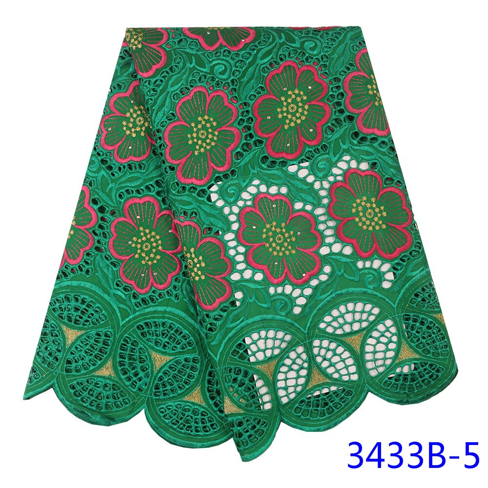 latest swiss voile lace african lace fabric nigerian lace fabrics for wedding tissu african broderie sewing YA3433B-1: Picture 5