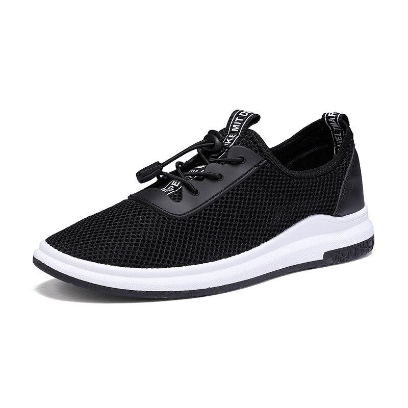 Tennisskor för män herrskor sneakers bekväma designers tenis masculino manliga gym sportskor billigt: Svart / 6.5