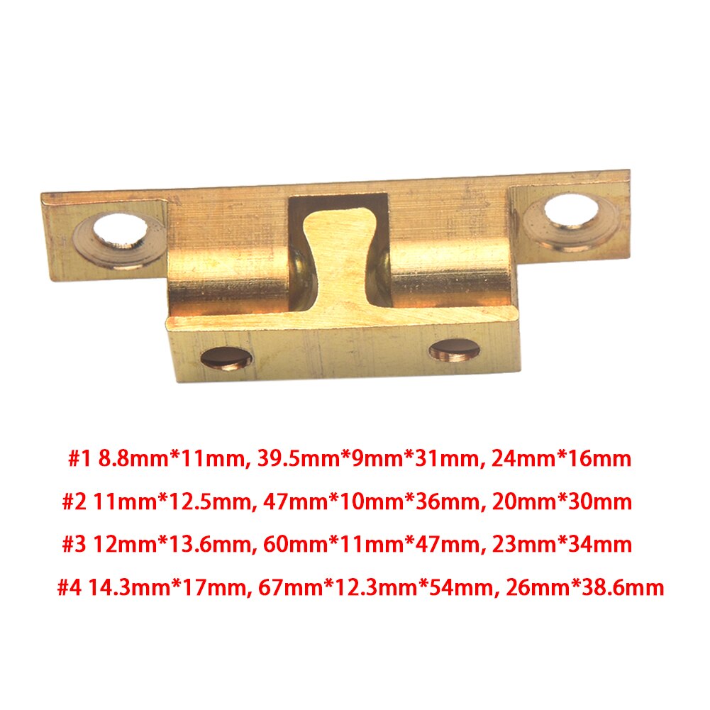 Deurslot Klink Kasten Interlock Schakelaar Chassis Kast Lente Bal Locker Verstelbare Messing Deur Gesp