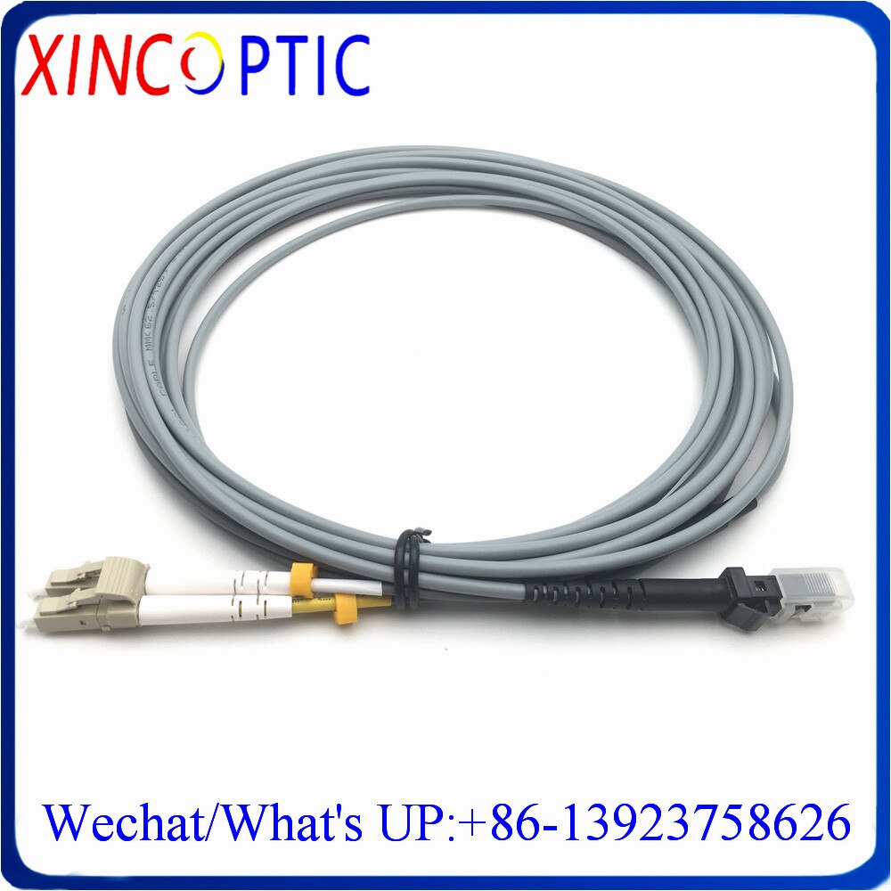 1/2/5/10/15/20M MM OM1 62.5/125 3.0mm Duplex LC-MTRJ Twin Armored Fiber OpticCable,MTRJ to LCPC Fiber Optic Patch Cord Connector