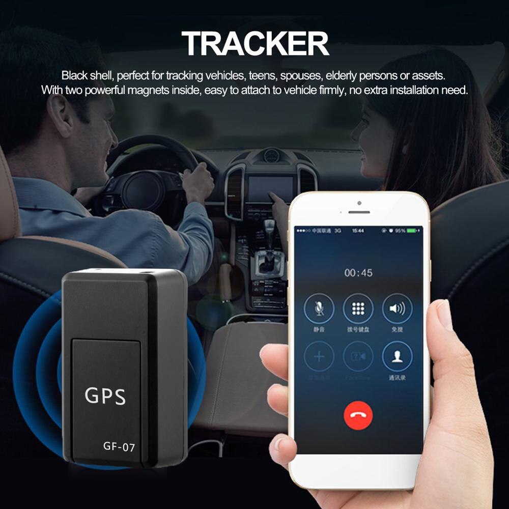 Magnetic GF07 Tracker Device GSM Mini Real Time Tracking Locator Mini GPRS Car Motorcycle Remote Control Tracking Monitor