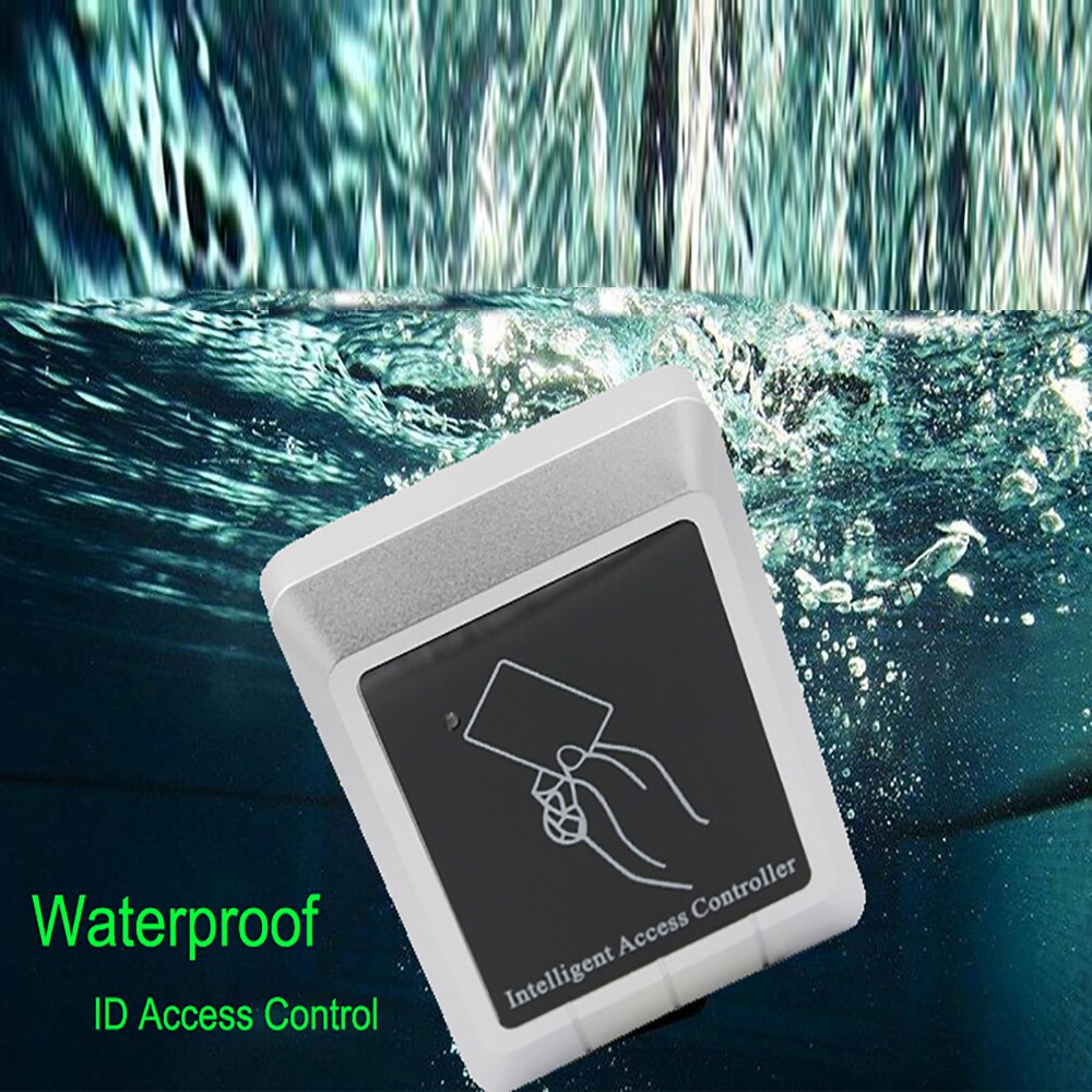 Lector de tarjetas con Control de acceso RFID, 125Khz, IP65, resistente al agua, RFID, controlador de bloqueo de entrada de proximidad, 2000 usuario