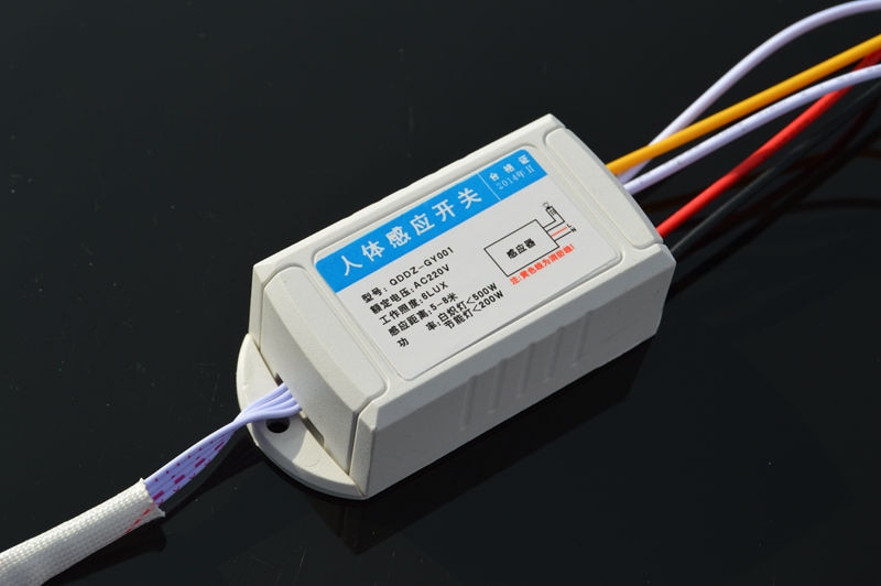 Infrared body motion sensor detector automatic light bulb control PIR motion human body sensor switch 220V