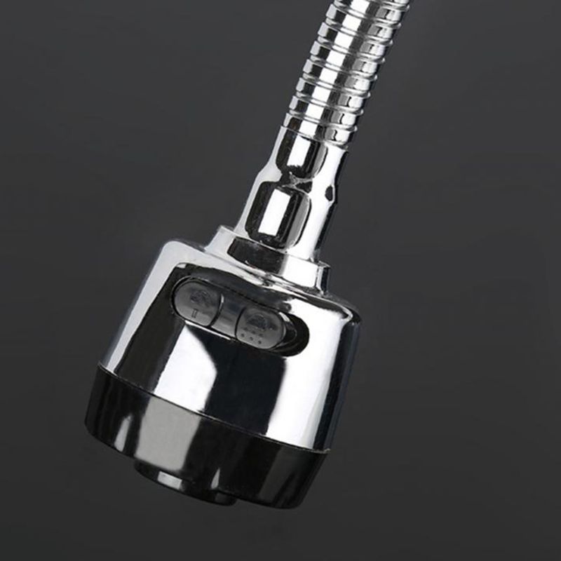 360 Degrees Rotation Sink Faucet Pipe Stainless Steel Kitchen Sink Spout Water Saving Outlet Fexible Tube Single Handle Connecti