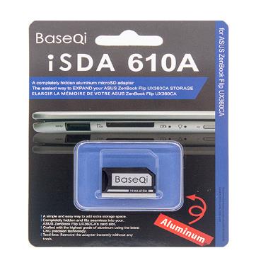 BaseQi Lenovo adattatore per scheda Micro SD in alluminio lettore di schede SD 901A/610A per Lenovo Yoga Pro 2 e Leenvov Flex-4 14 pollici: For yoga pro 2