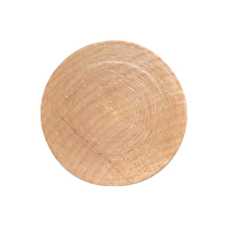 Solid Wood Hook Round Simple Wooden Plug Wall Coat Hat Hook Log Wood Hook Log Color: S / wooden