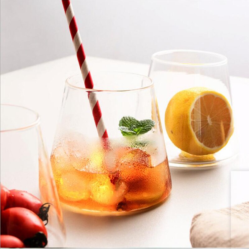 Fuji Pyrex verre d'eau transparente | Verre de bière verre à jus de fruit, verre à glace, verre à cocktail
