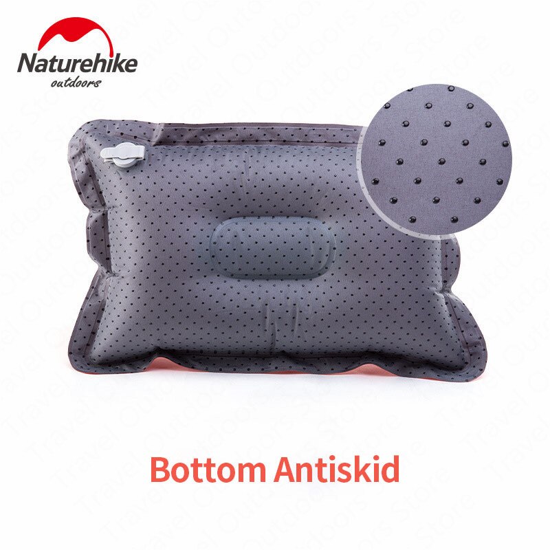 Naturehike Outdoor Camping Inflatable Folding Pillow Portable Suede Travel Pillow NH15A001-L