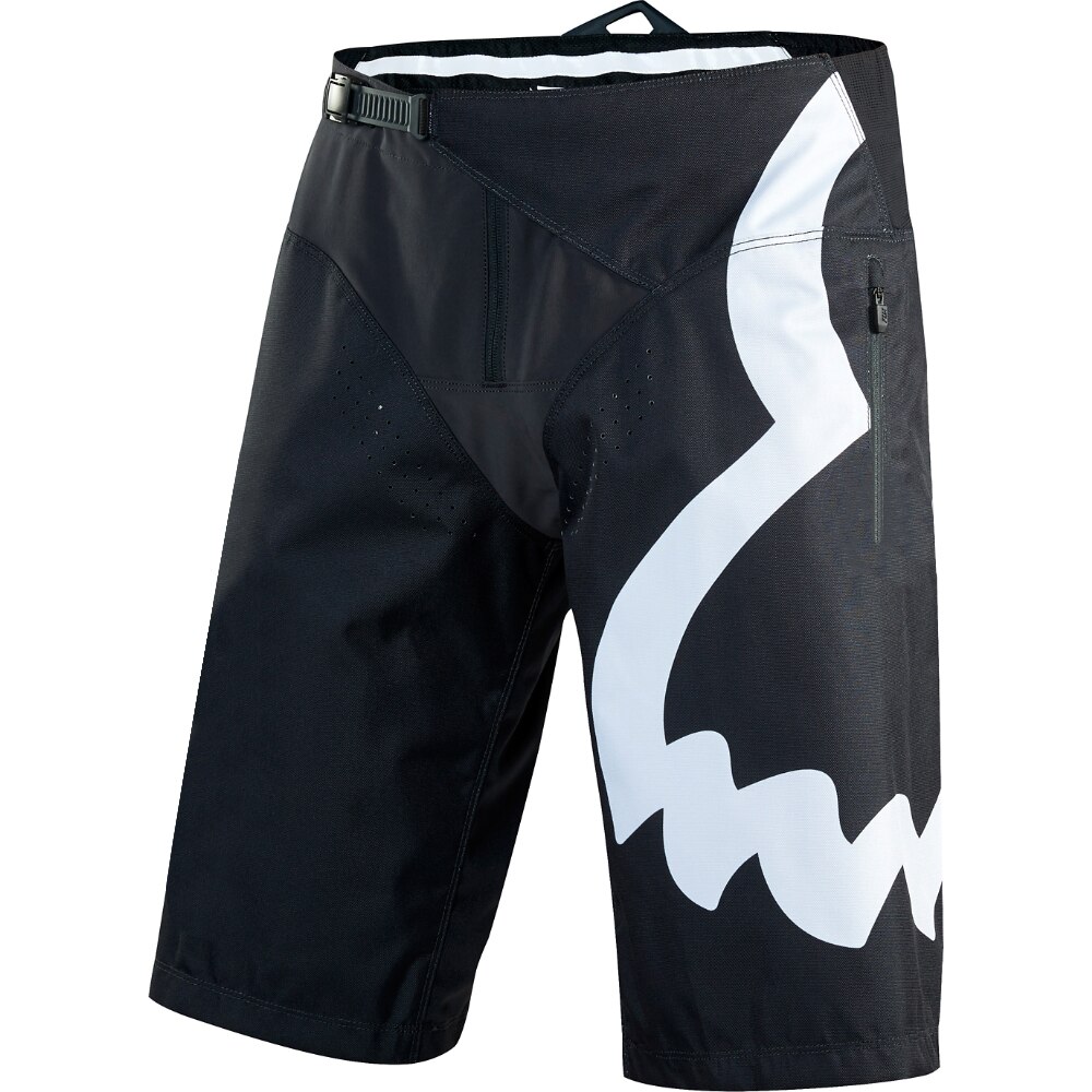 Blue MX Defender ENDURO Racing MTB DH Dirt Bike Black Short Men's Summer Shorts: Black / S-30