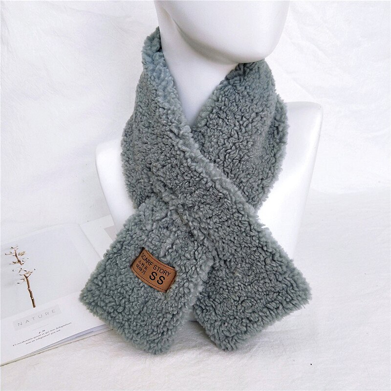 Écharpe D'hiver En Peluche Réglable Unisexe - Adulte 55x10,5 Cm, 24 Couleurs Au Choix
