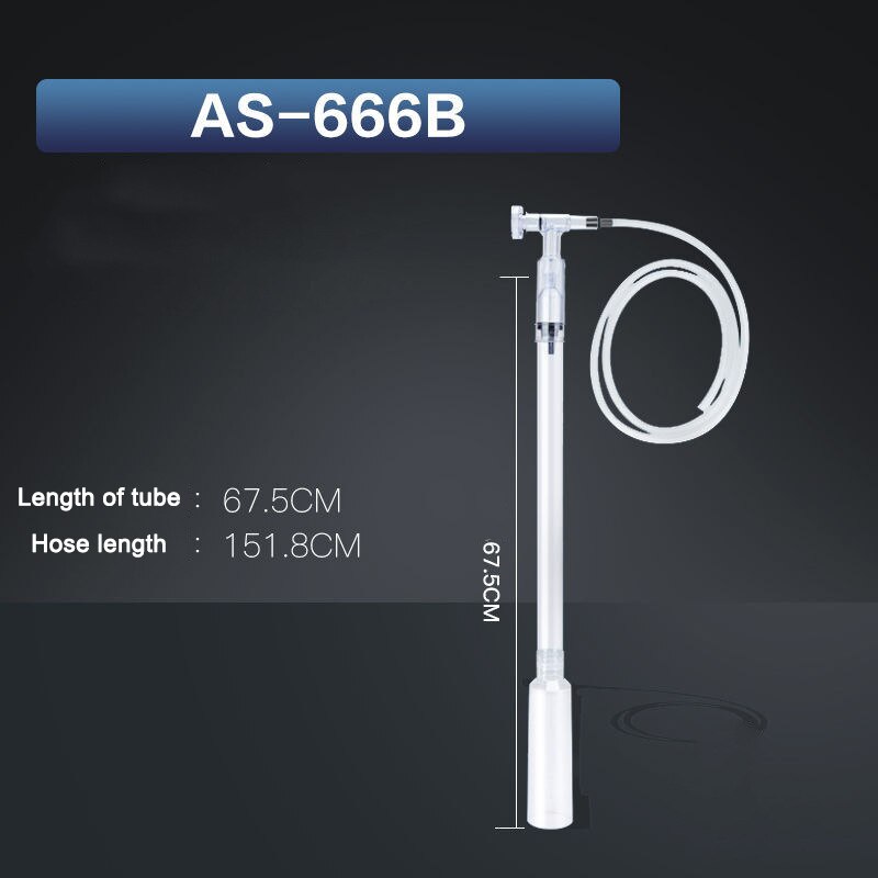 Electric/manual aquarium fish tank bottom sand cleaner Water changer Multifunctional fish tank cleaner Water changer: AS-666B