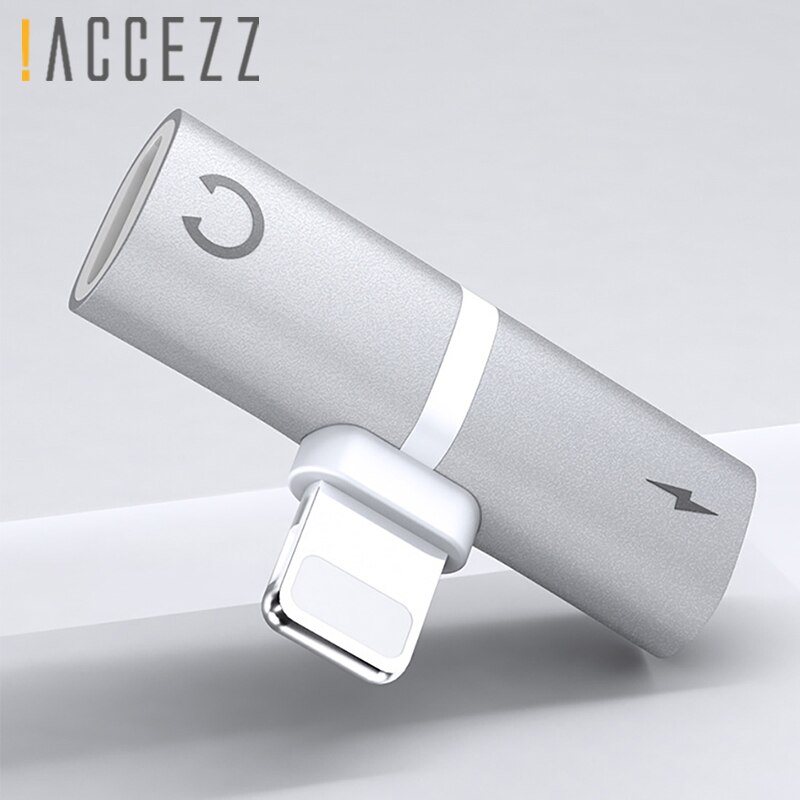 ! ACCEZZ 2 in 1 Voor Apple Adapter Voor iphone 7 8 Plus X XS MAX XR Connector Splitter Audio Converter Ondersteuning opladen Bellen