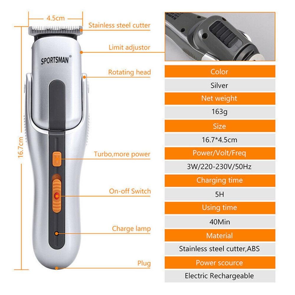 Hair Clippers Electric hair clipper razor Men's Hair Clipper Grooming Low Noise Clipper Titanium Ceramic Blade Adult Razor @30