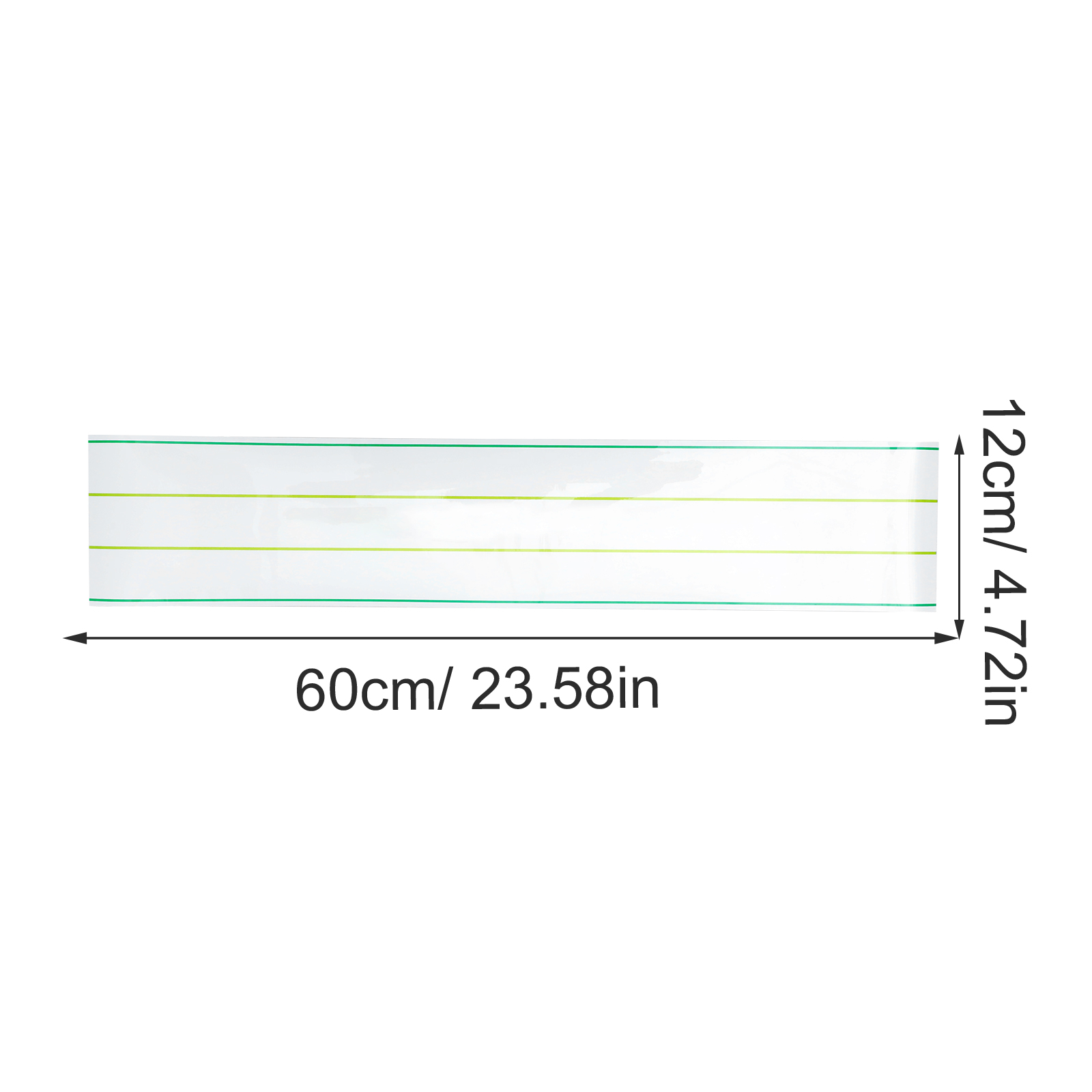 60X12Cm Reusable Letter Teaching Cards Magnetic Sentence Strips Dry Erase Boards Portable Magnetic Notepads Whiteboard