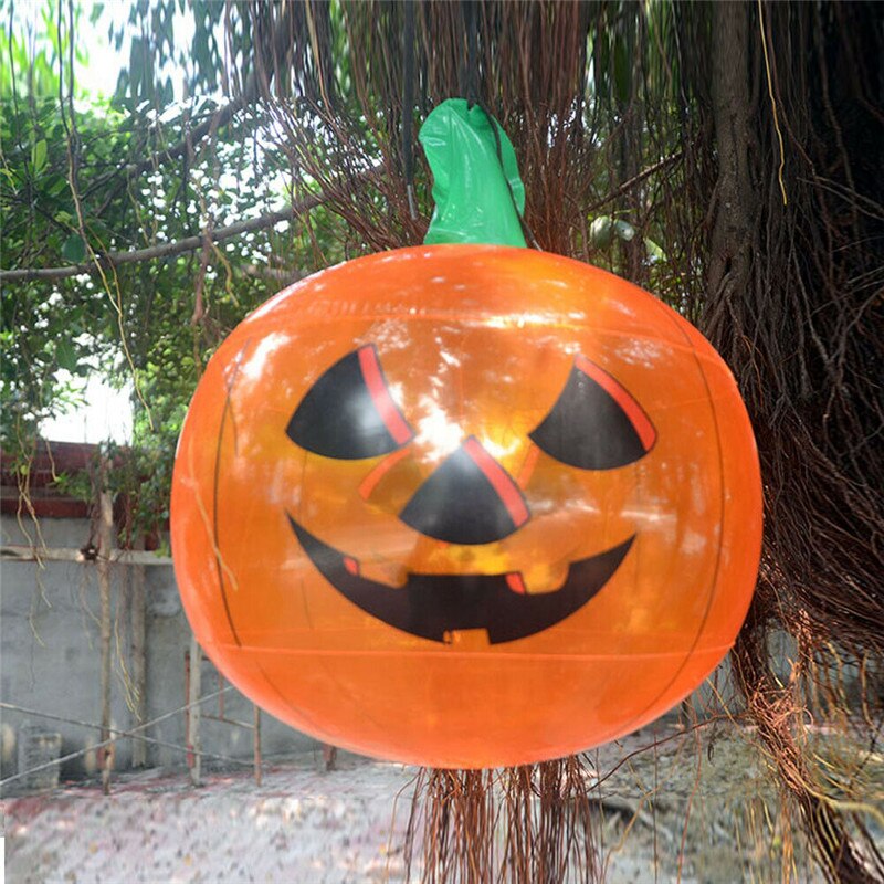 1pc halloween dekoration oppustelig edderkoppebad skelet græskar dekorationer hængende have sjov ballon til hjemsøgt hus