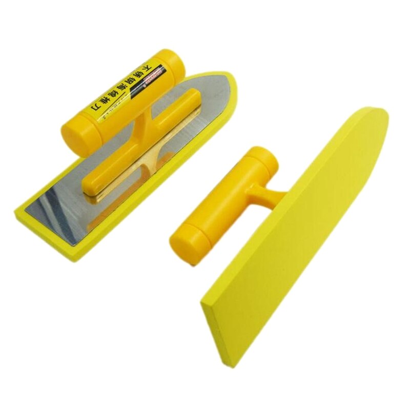 Anti-rust Stainless Steel Notch Tile Trowel Ergonomic Grip Comfort Handle Stainless Steel Tile Caulking Trowel Q84D