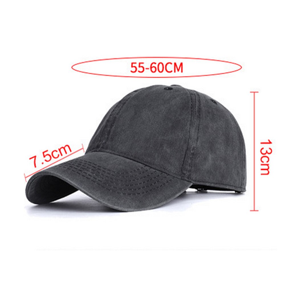 Masculino feminino vintage boné de beisebol lavado algodão snapback chapéu ajustável esportes ao ar livre boné de camionista