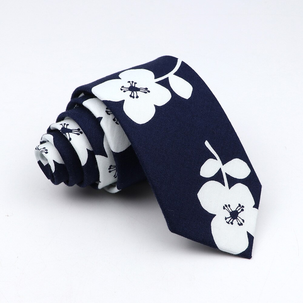 Bloemen Tie Voor Mannen Vrouwen Skinny Casual 100% Cotton Casual Bloem Skinny Hals Voor Bruiloft Suits das: 10