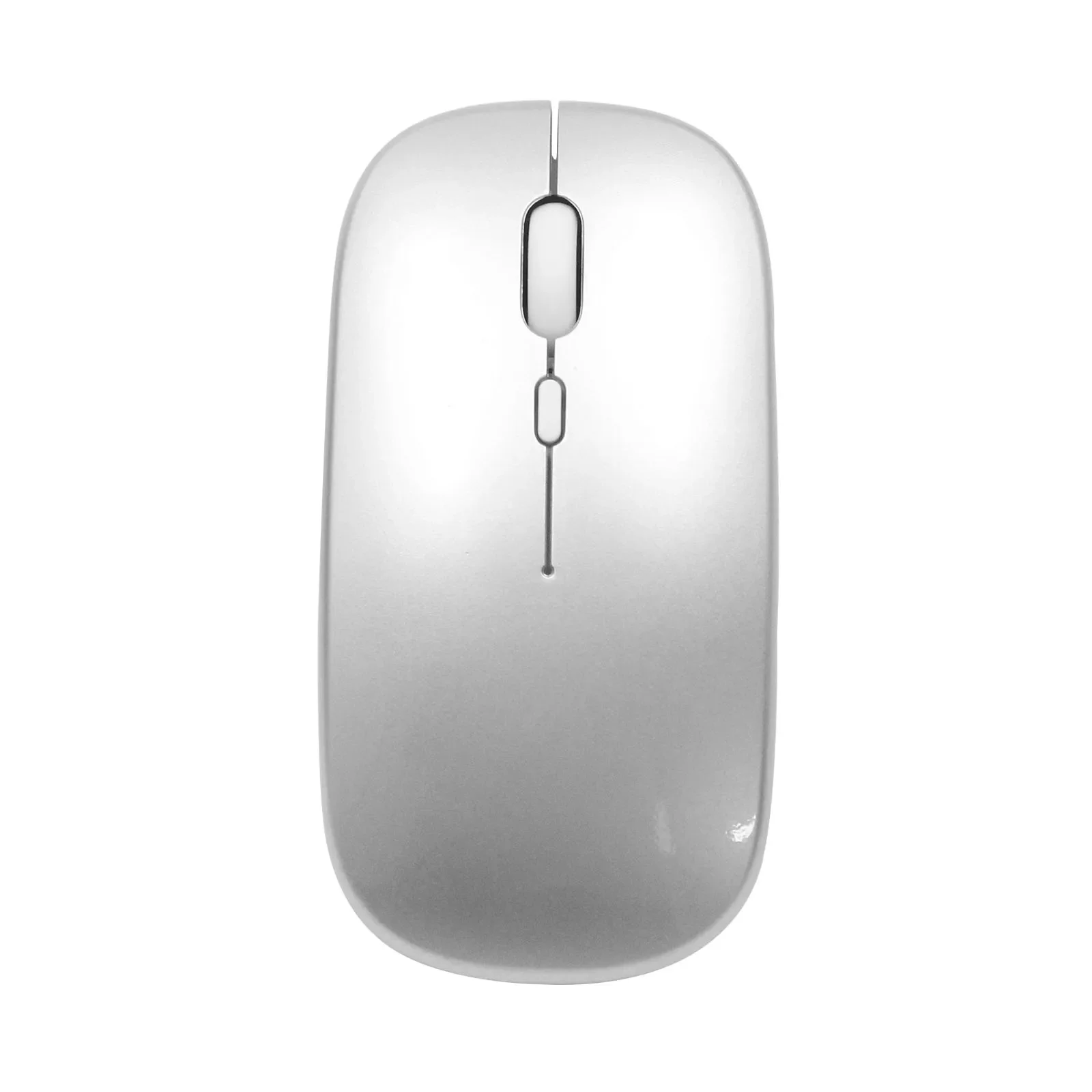 Wireless Bluetooth Mouse Portable Magic Silent Ergonomic Mice For Laptop iPad Air Tablet Notebook Phone Office Gaming Mouse: Silver