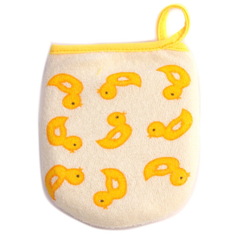 Manoplas de algodón para baño de bebé, manoplas de dibujos animados, esponjas de baño para niños, guantes de goma, manoplas de espuma, paño de lavado, toalla para el cuidado del bebé