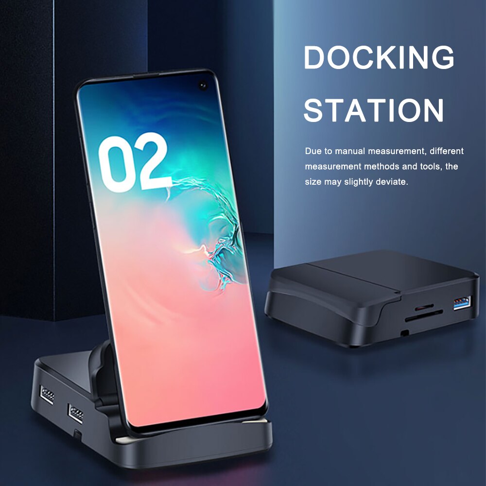 Dex pute type  c 1pc hjem forsyninger 3.0 sd tf kort pd til samsung  s20 s10 Brygge makt adapter 6 i 1 hub dokking stasjon