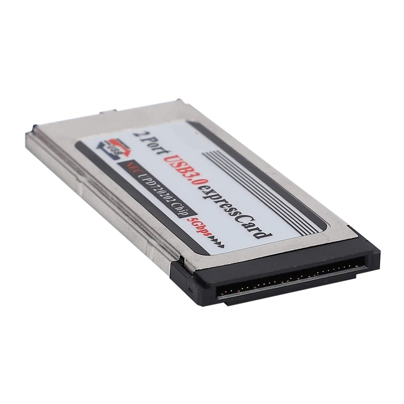 High-Speed Dual 2 Port USB 3.0 Express Card 34mm Slot Express Card PCMCIA Converter Adapter for Laptop Notebook