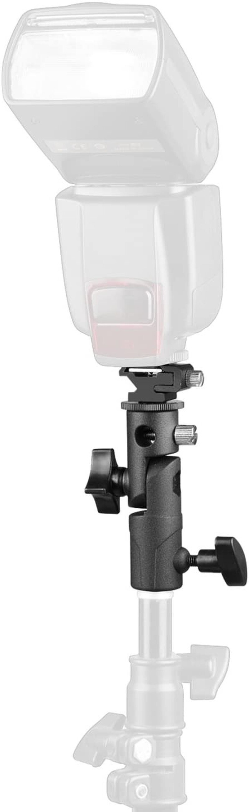Camera Flash Speedlite Mount Swivel Light Stand Bracket Met Paraplu Reflector Houder Voor Dslr Knippert Studio Licht Led Licht