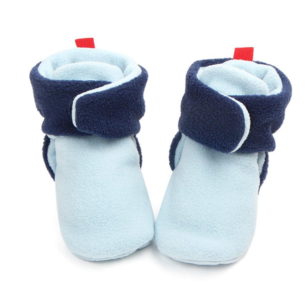Bebê Da Menina do Menino Botas de Inverno Quente Sapatos de Algodão Confortáveis Cores Misturadas Moda Primeiros Walker Criança Sapatos Macios детская обувь zapatos: F / 3.5