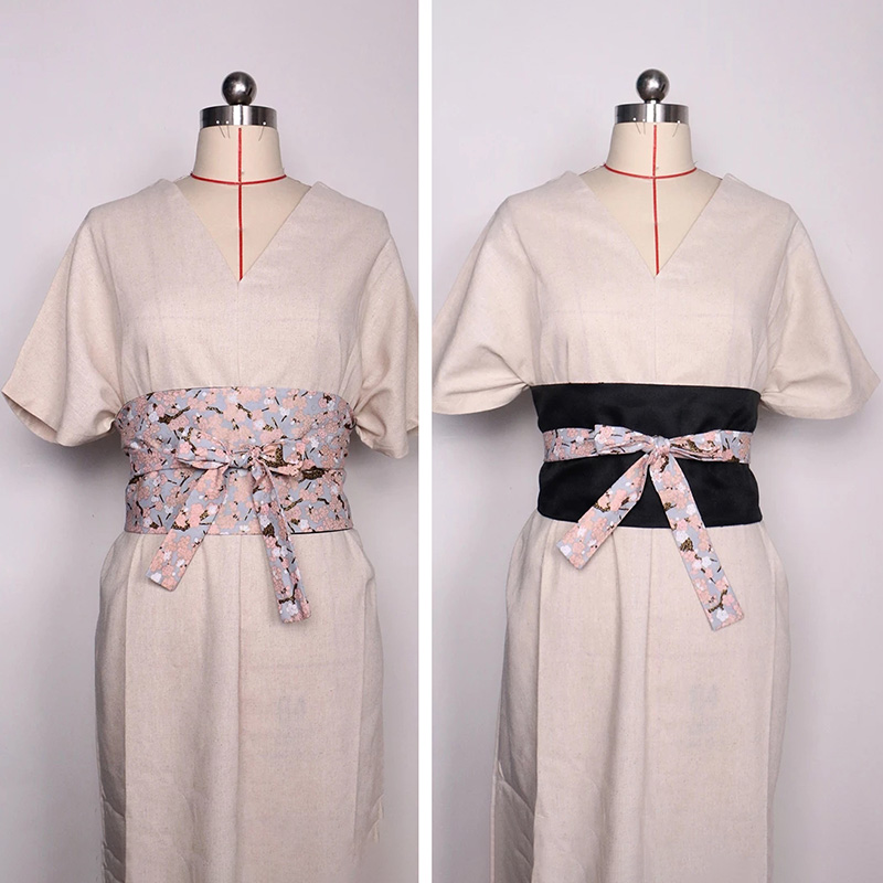 Traditioneller chinesischer Gürtel Hanfu Gürtel retro japanischer Stil Korsett Taille Obi Kleid Bund Schärpengurte Kimono Gürtel Zubehör