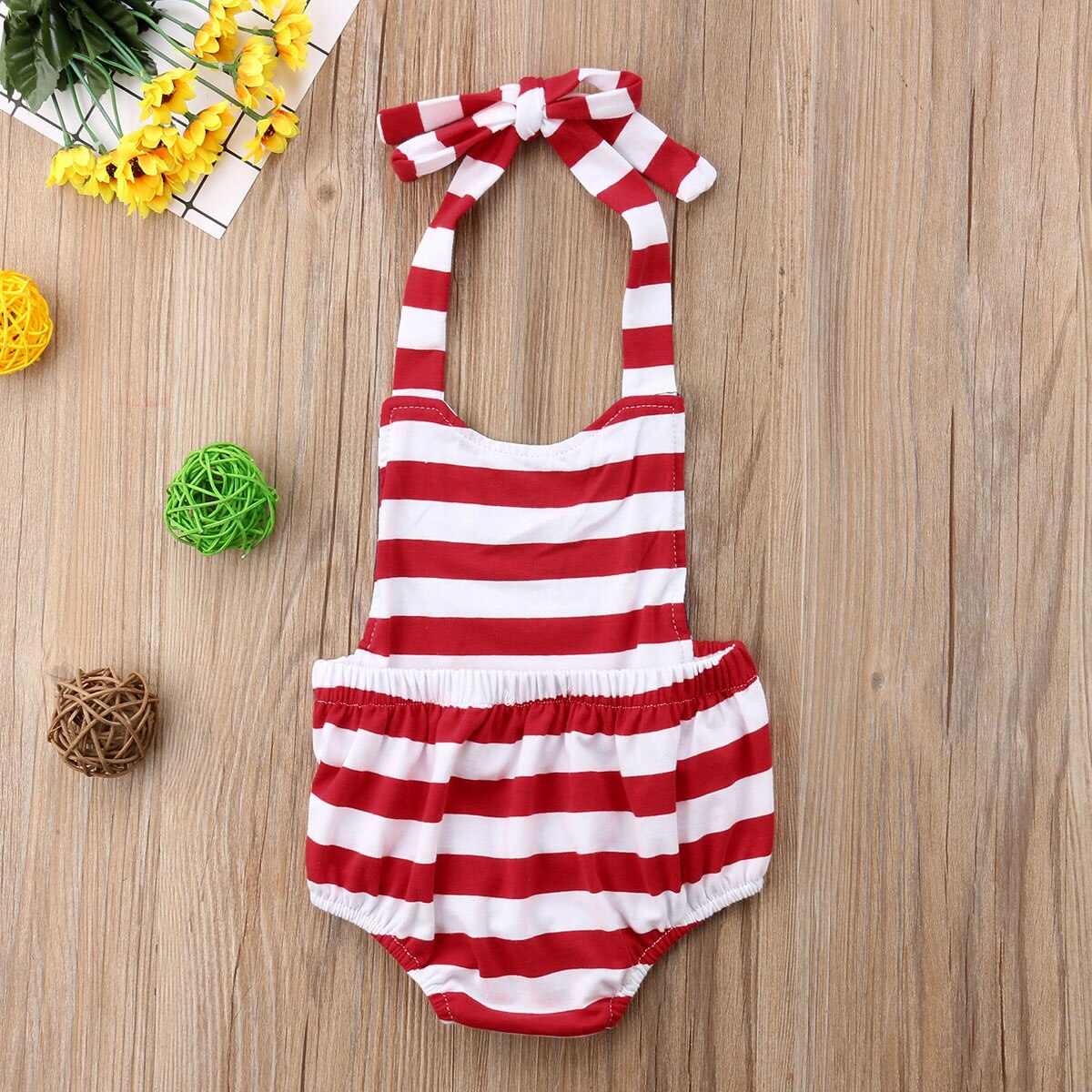 Gloednieuwe Fouth juli Baby Jongen Meisje Pasgeboren Peuter Baby Romper Outfits Jumpsuit Sterren Gestreepte Vlag Kleren Sunsuit